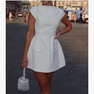 Elegant White Dress (graduation dress)